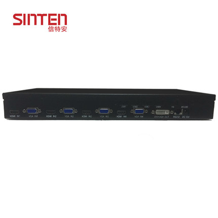 4路VGA HDMI 分割器四畫面分割處理器高清4進(jìn)1出 信號(hào)融合器