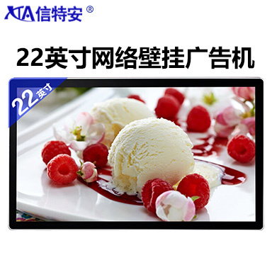 21.5英寸壁掛廣告機(jī) 橫屏豎屏分屏式 樓宇機(jī)場(chǎng)智能安卓網(wǎng)絡(luò)版 商用電視